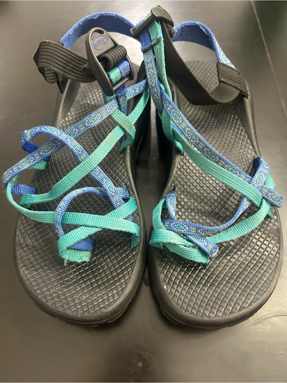 Chaco Women's ZX2 Sandals - Teal & Blue